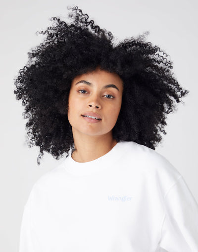 Good Times Sweatshirt in White Sweatshirts Wrangler   