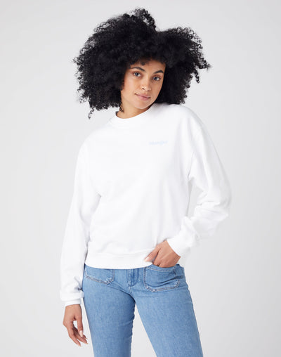 Good Times Sweatshirt in White Sweatshirts Wrangler   