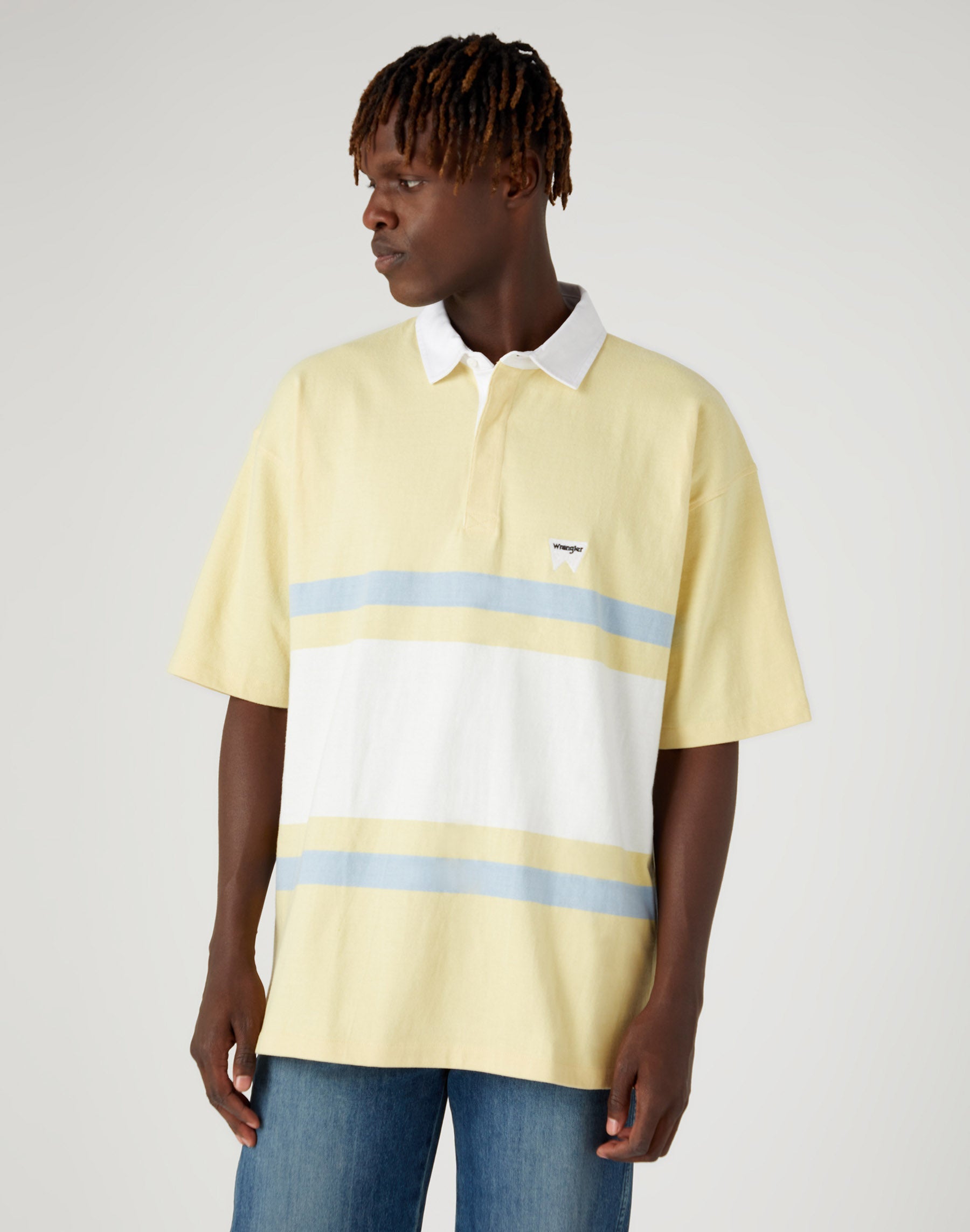 Rugby Polo Shirt in Pineapple Slice Polos Wrangler   