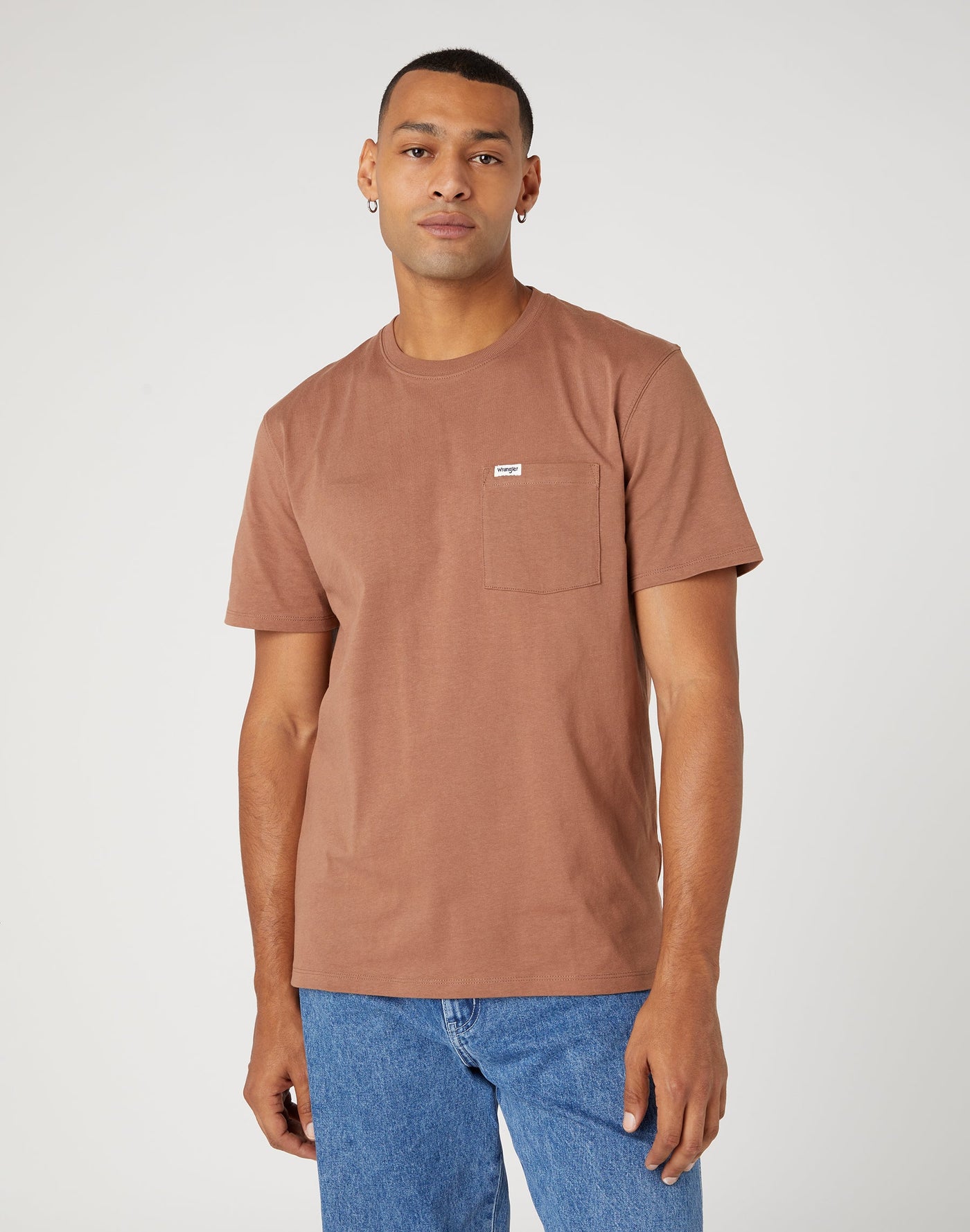 Pocket Tee in Cappuccino T-Shirts Wrangler   