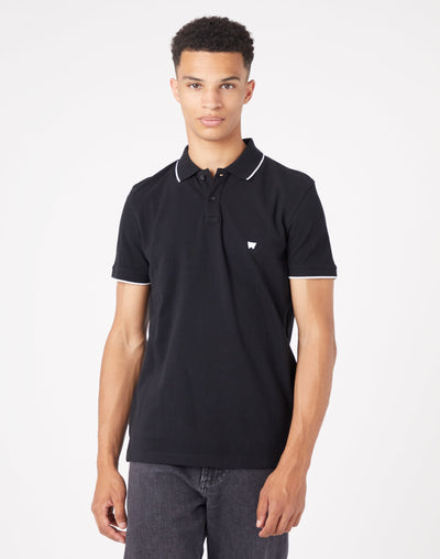 Polo Shirt in Black Polos Wrangler   