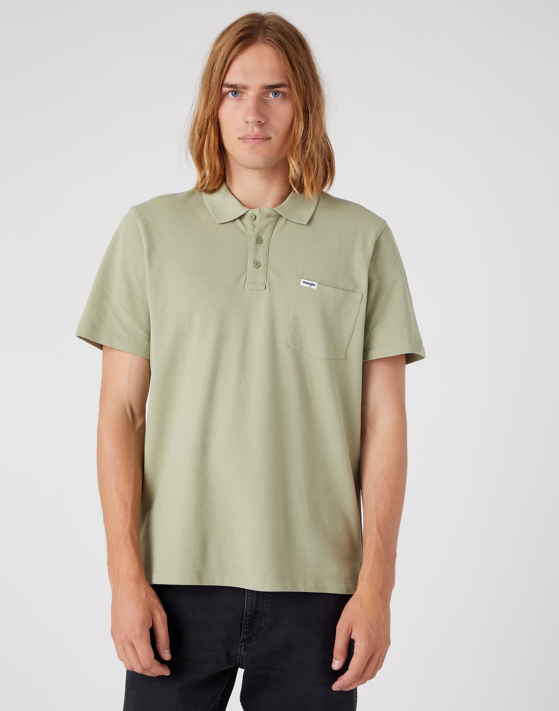 Polo Shirt in Tea Leaf Polos Wrangler   