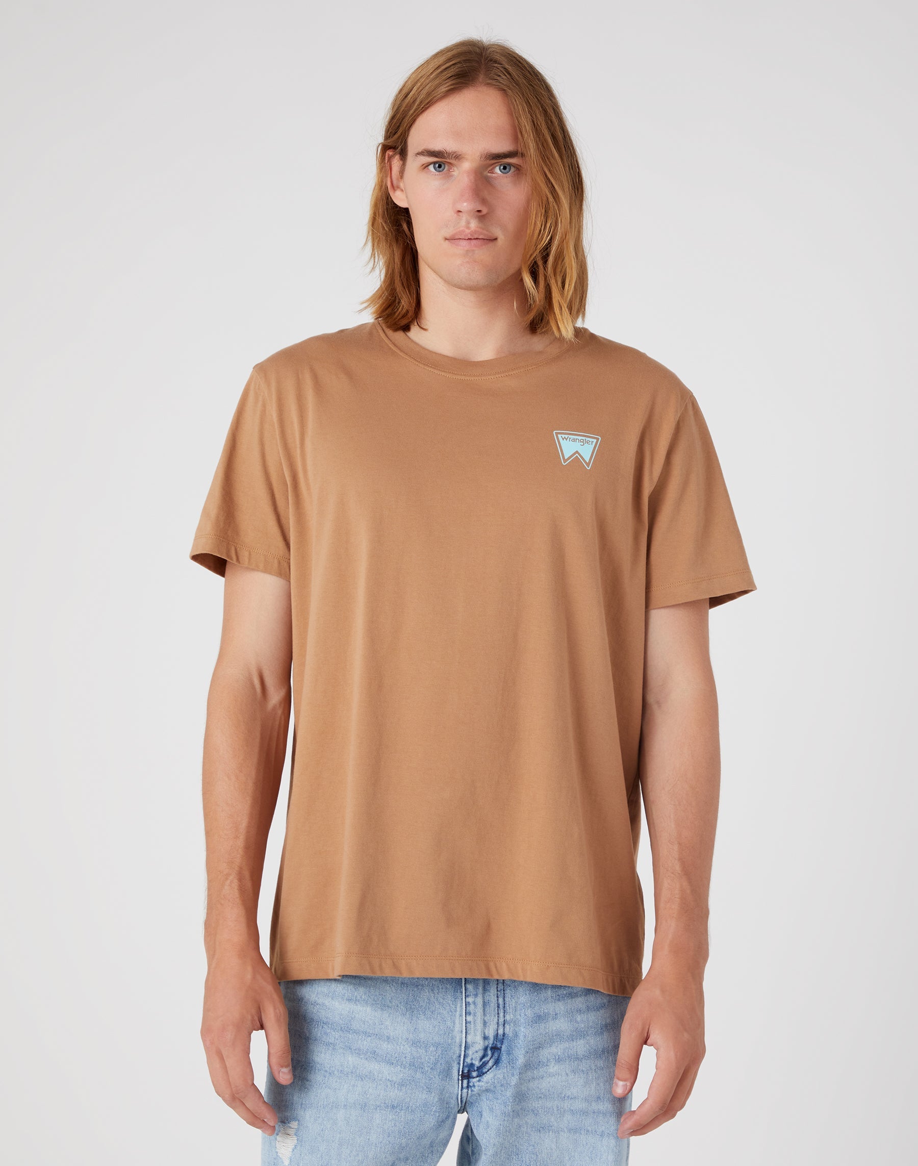 Graphic Tee in Burro Brown T-Shirts Wrangler   