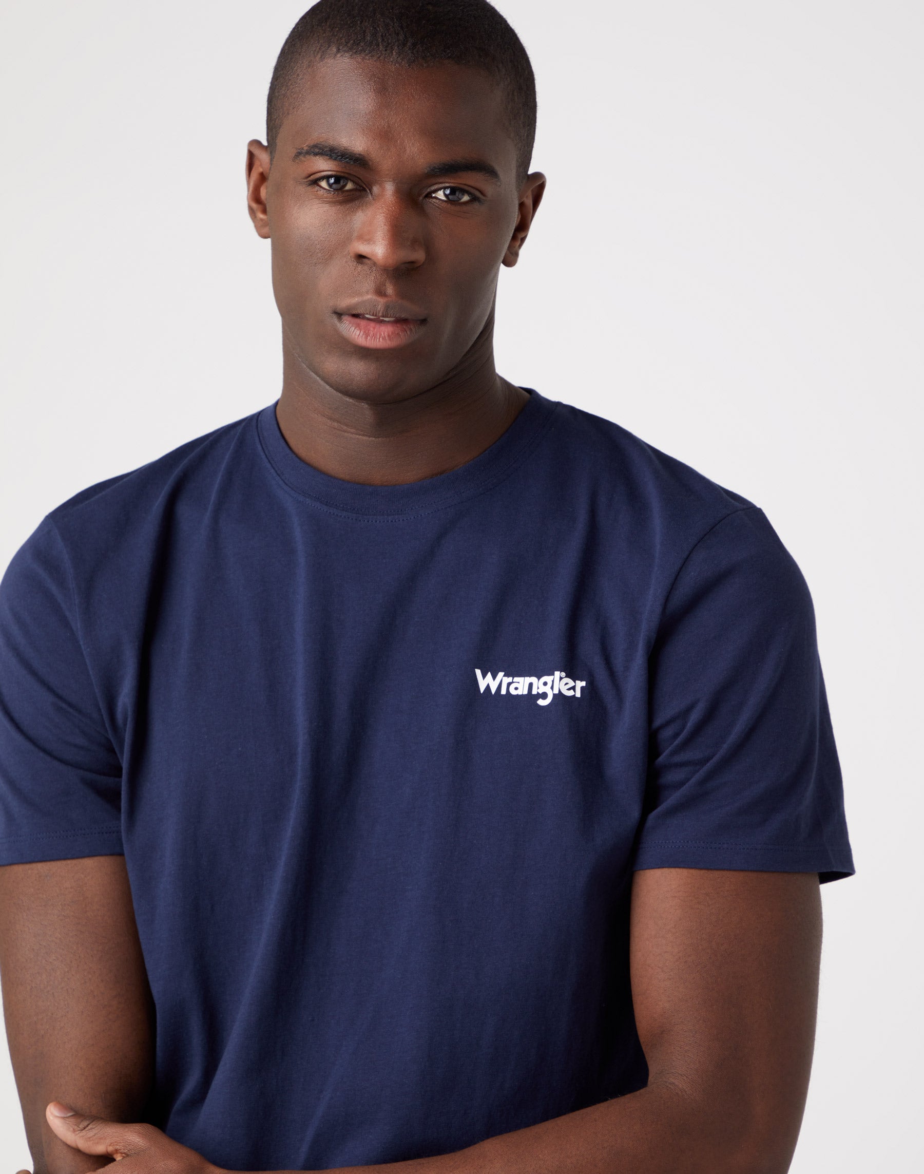 2Pack Sign Off Tee in Real Navy T-Shirts Wrangler   