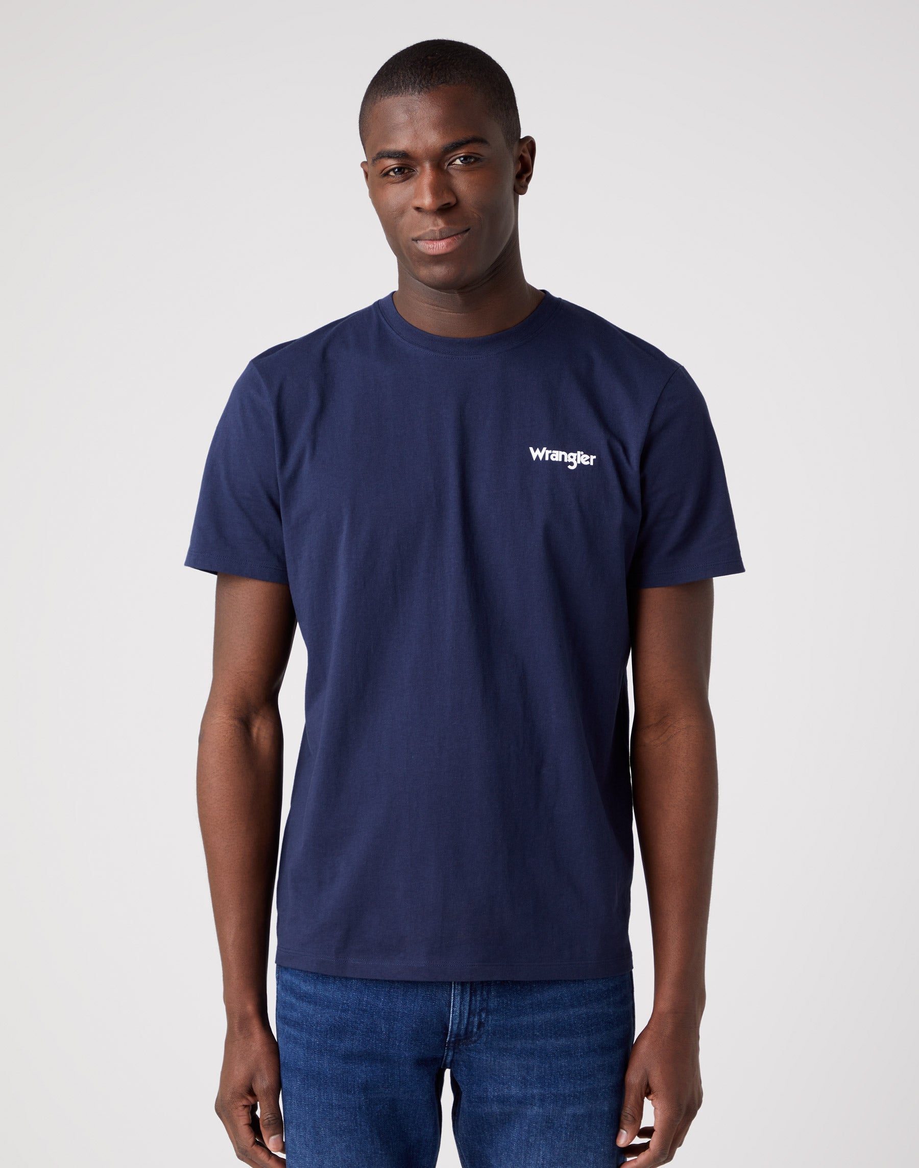 2Pack Sign Off Tee in Real Navy T-Shirts Wrangler   