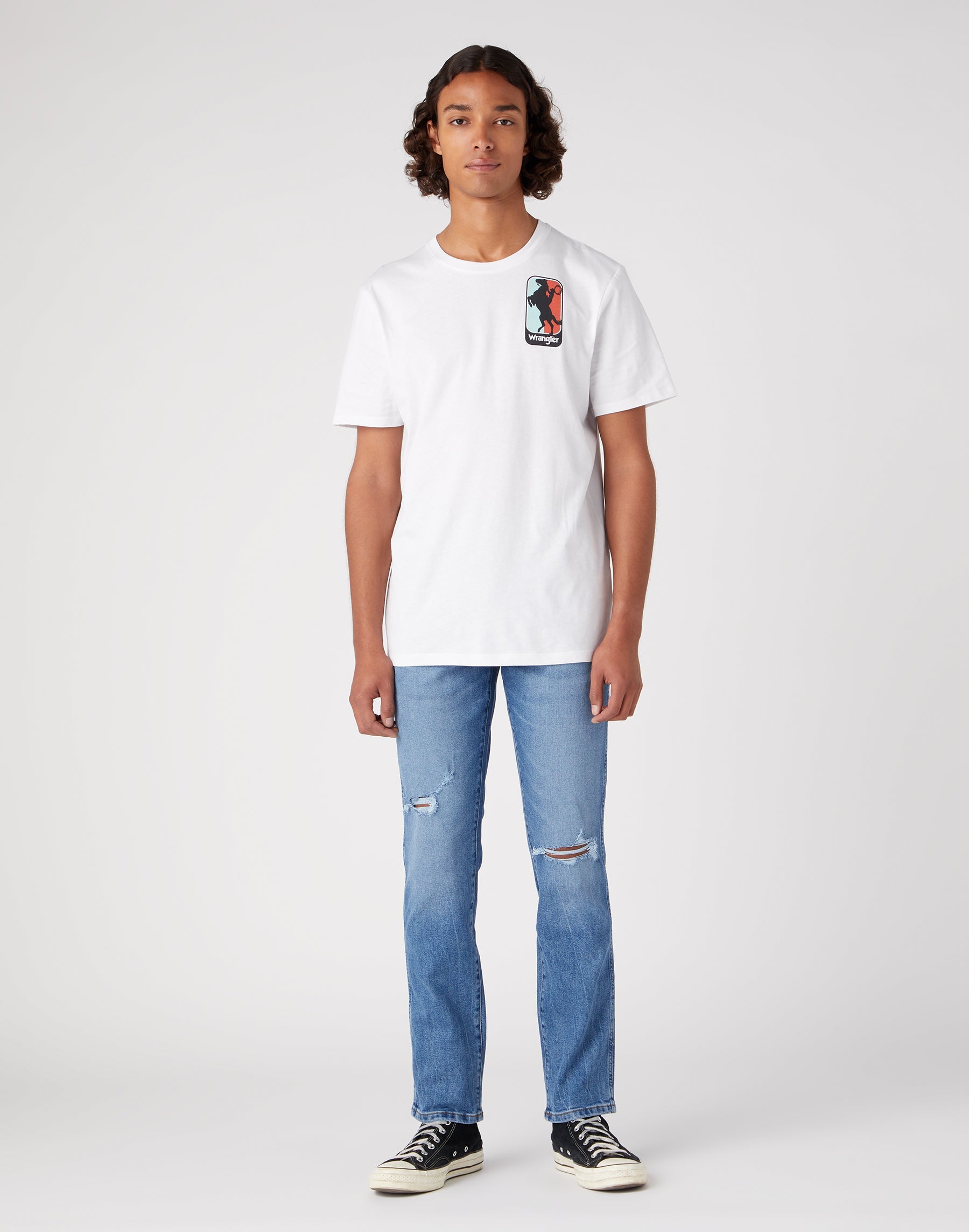 Graphic Tee in White T-Shirts Wrangler   