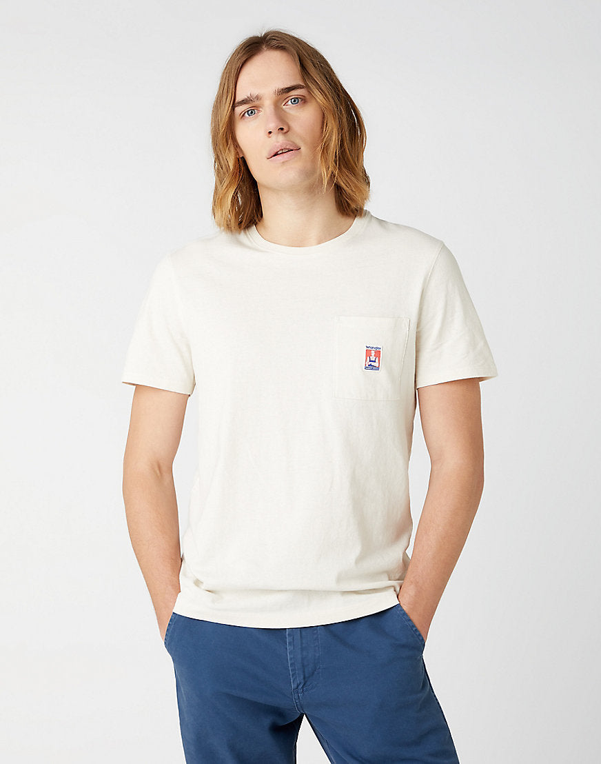 Casey Jones Tee in Natural Ecru T-Shirts Wrangler   