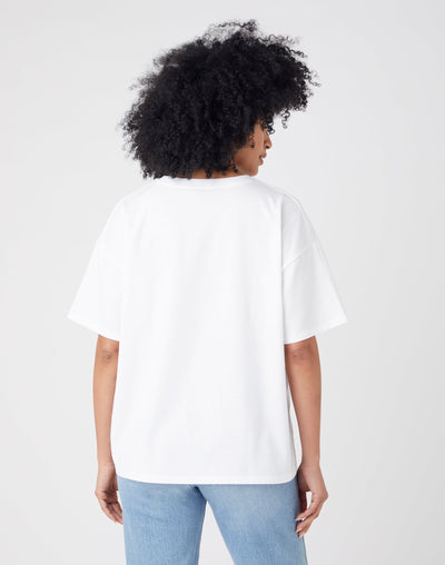 Girlfriend T-Shirt in White T-Shirts Wrangler   