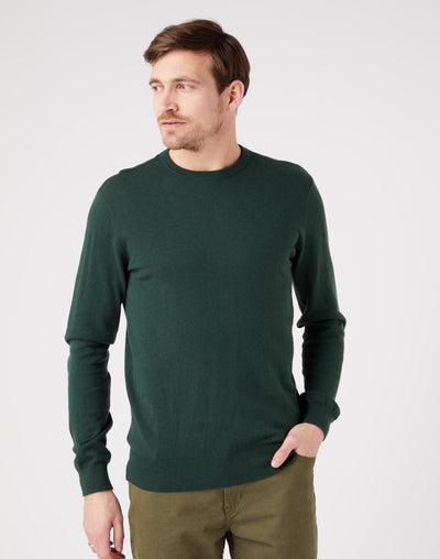 Crewneck Knit in Sycamore Green Pullover Wrangler   