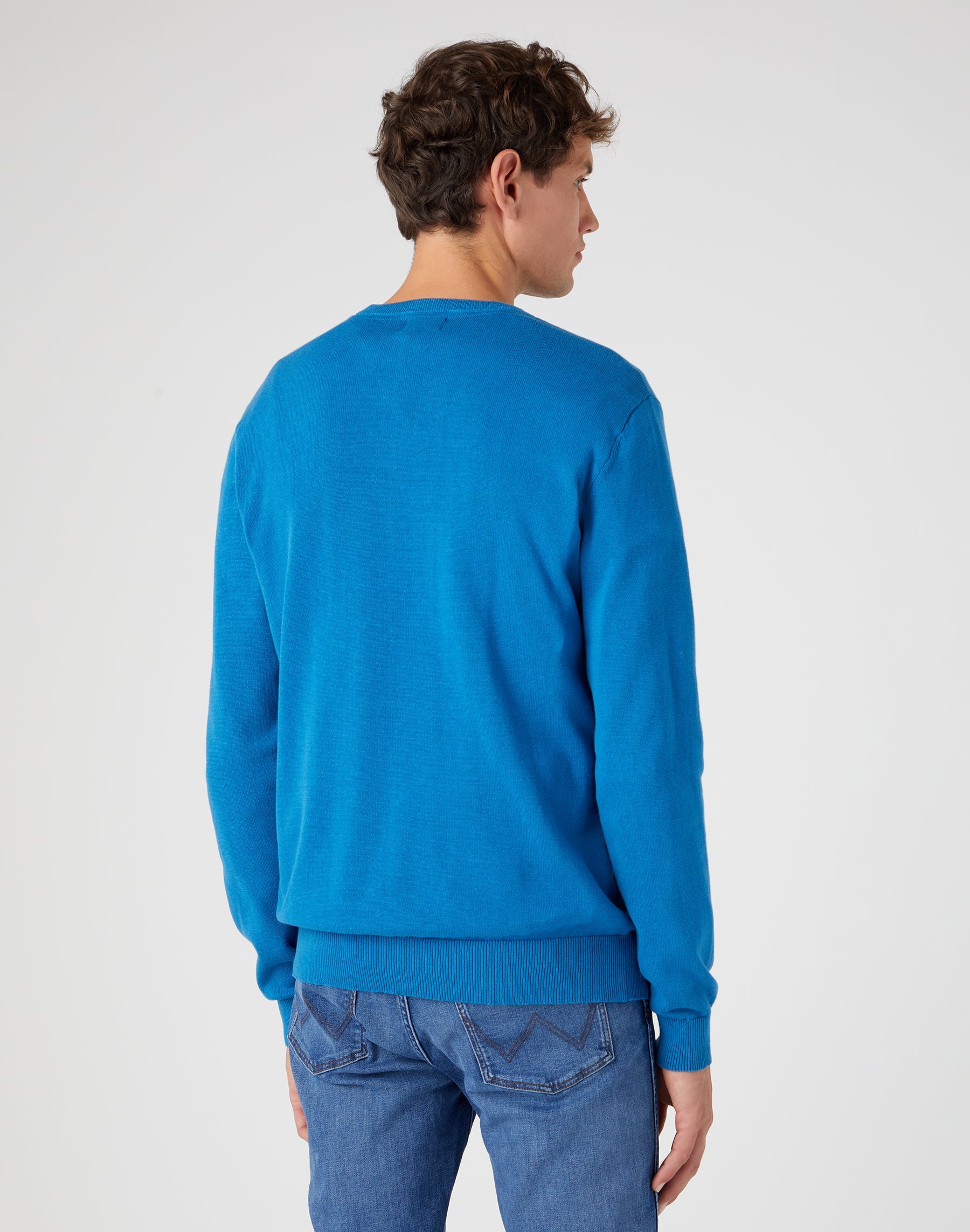 Crewneck Knit in Deep Water Pullover Wrangler   