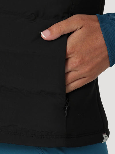 All Terrain Gear Athletic Hybrid Vest in Real Black Jacken Wrangler   