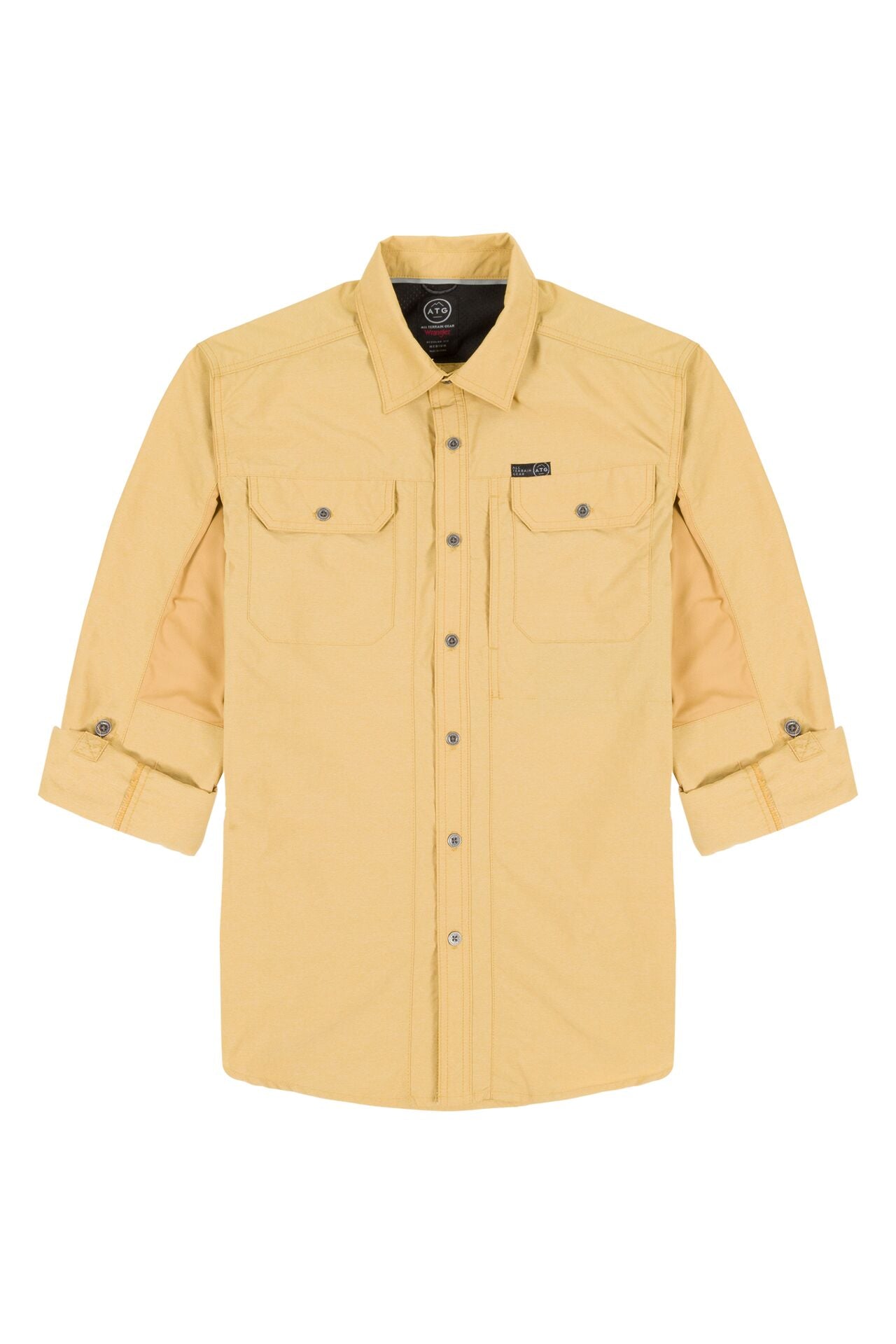 All Terrain Gear Mixed Material Shirt in Antelope Hemden Wrangler   