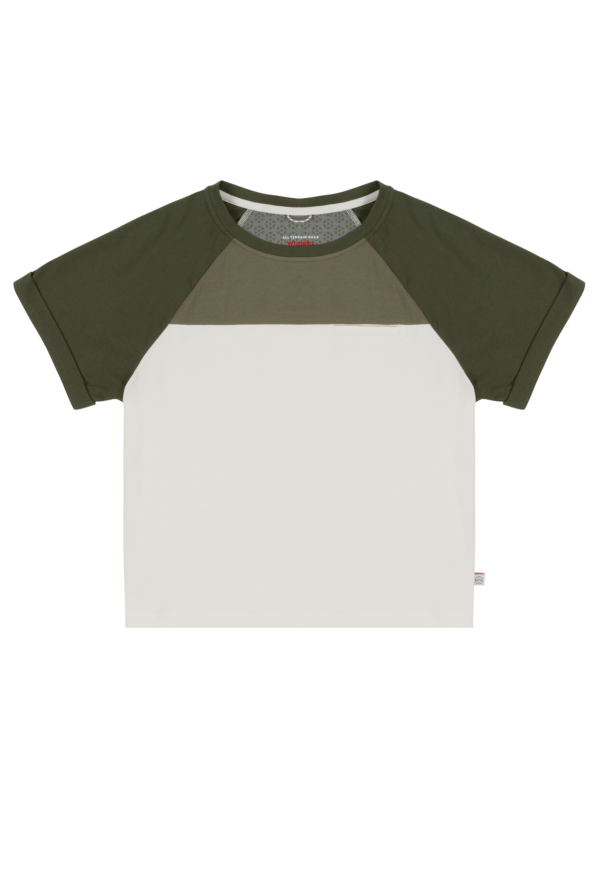 Kurzarm Hybrid Tee in Dusty Olive T-Shirts Wrangler   