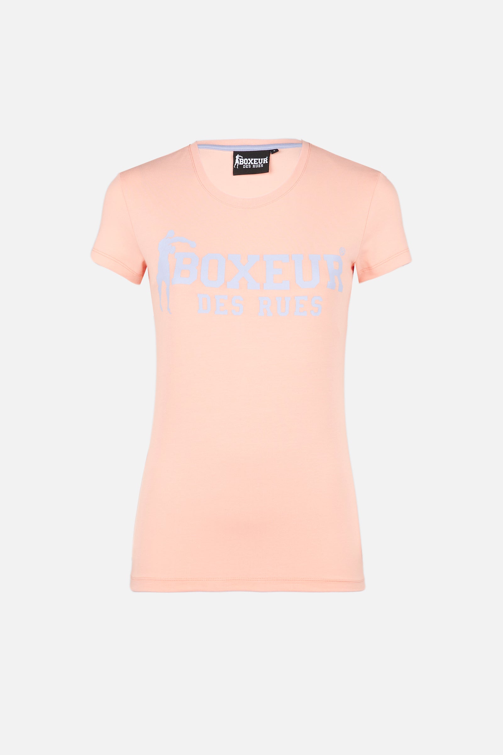 Basic T-Shirt With Front Logo in Blush T-Shirts Boxeur des Rues   