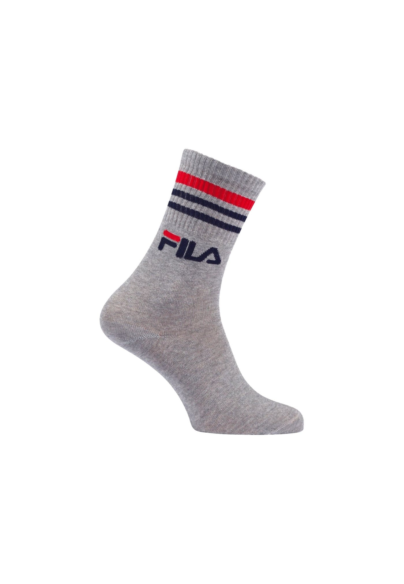 3er Pack Unisex Lifestyle Plain Socken Grey Socken Fila   