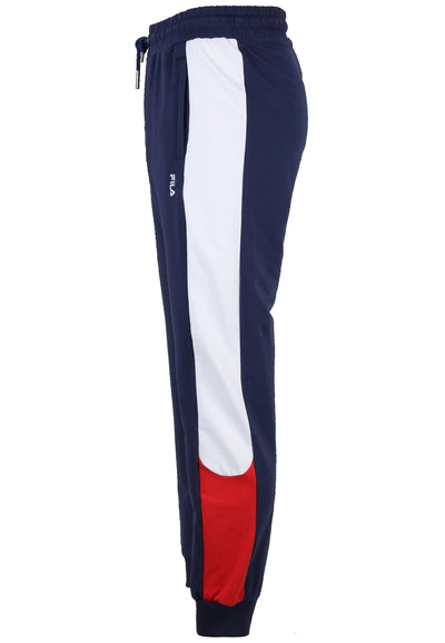Bilgoraj Track Pants in Medieval Blue-Bright White-True Red Jogginghosen Fila   
