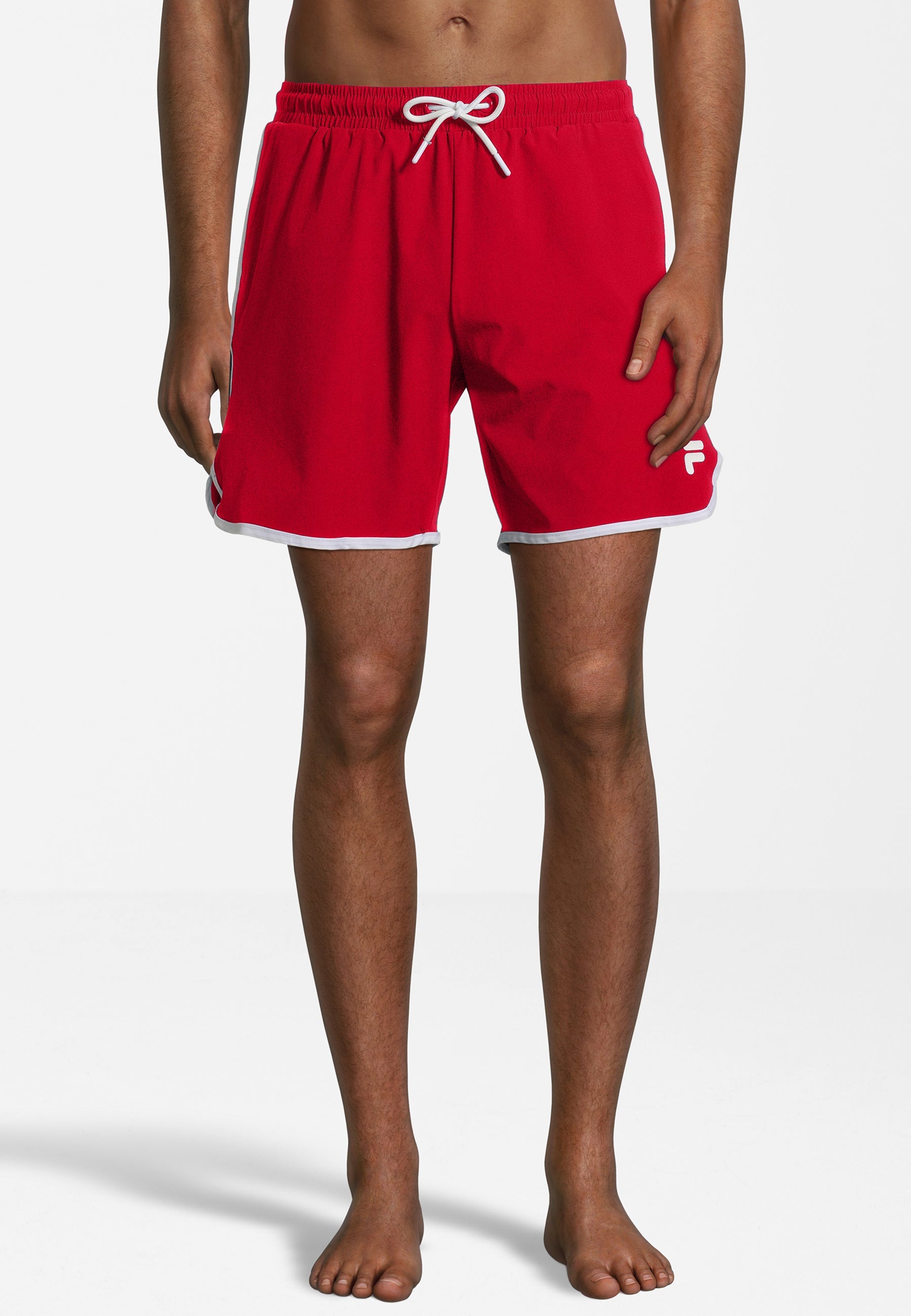 Scilla Beach Shorts in True Red Badehosen Fila   