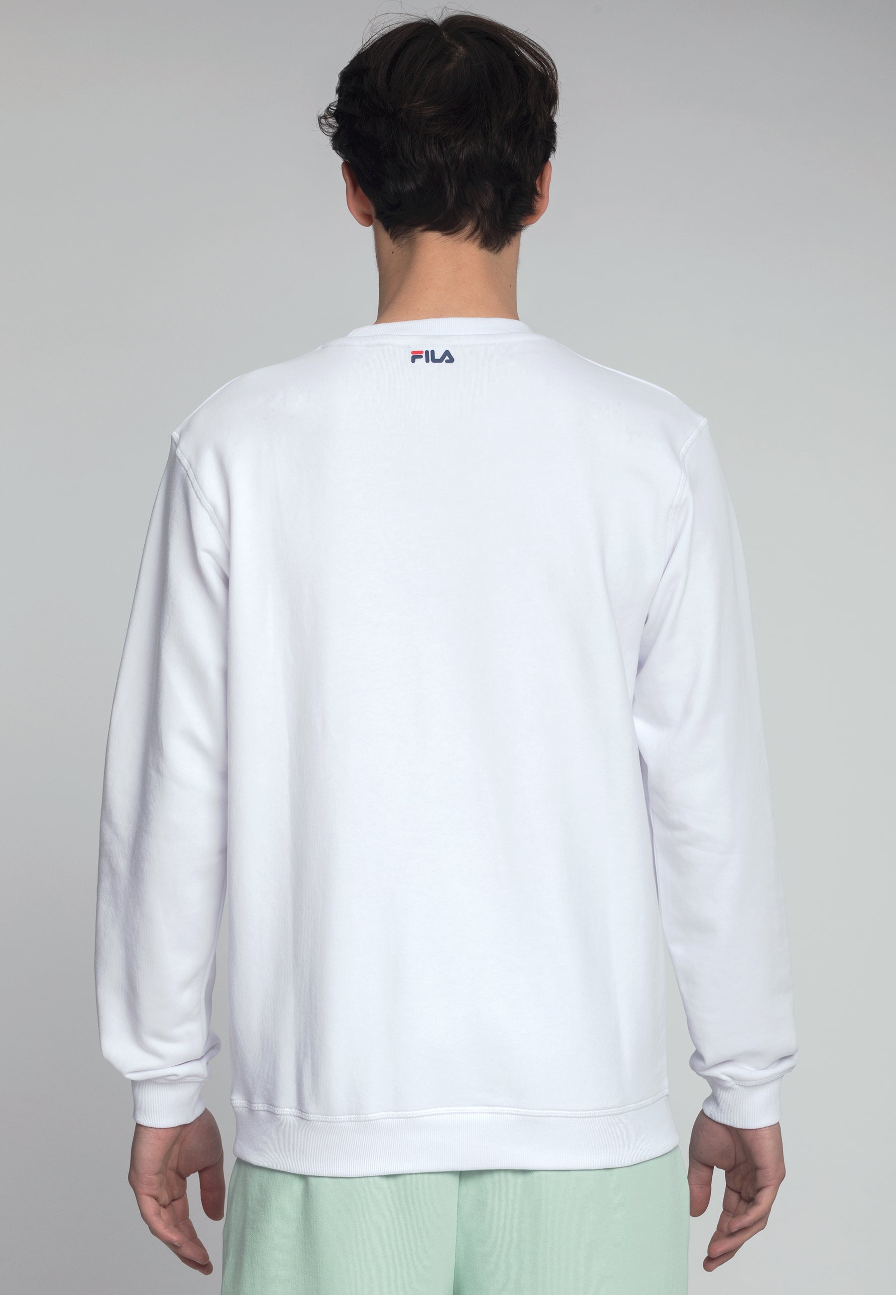 Barbian Crew Sweat in Bright White Sweatshirts Fila   