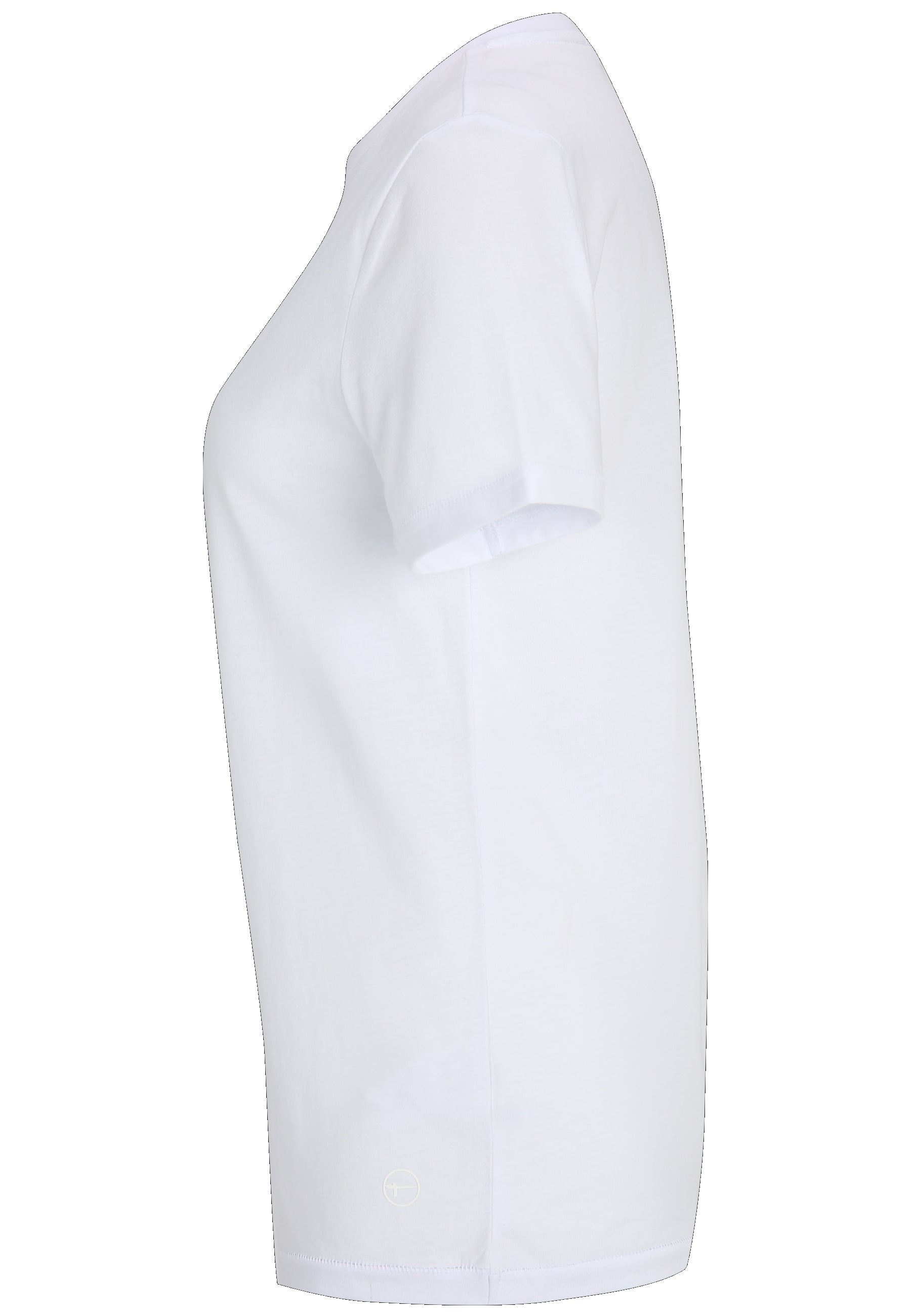 Adria Round Neck Plain Tee in Bright White T-Shirts Tamaris   