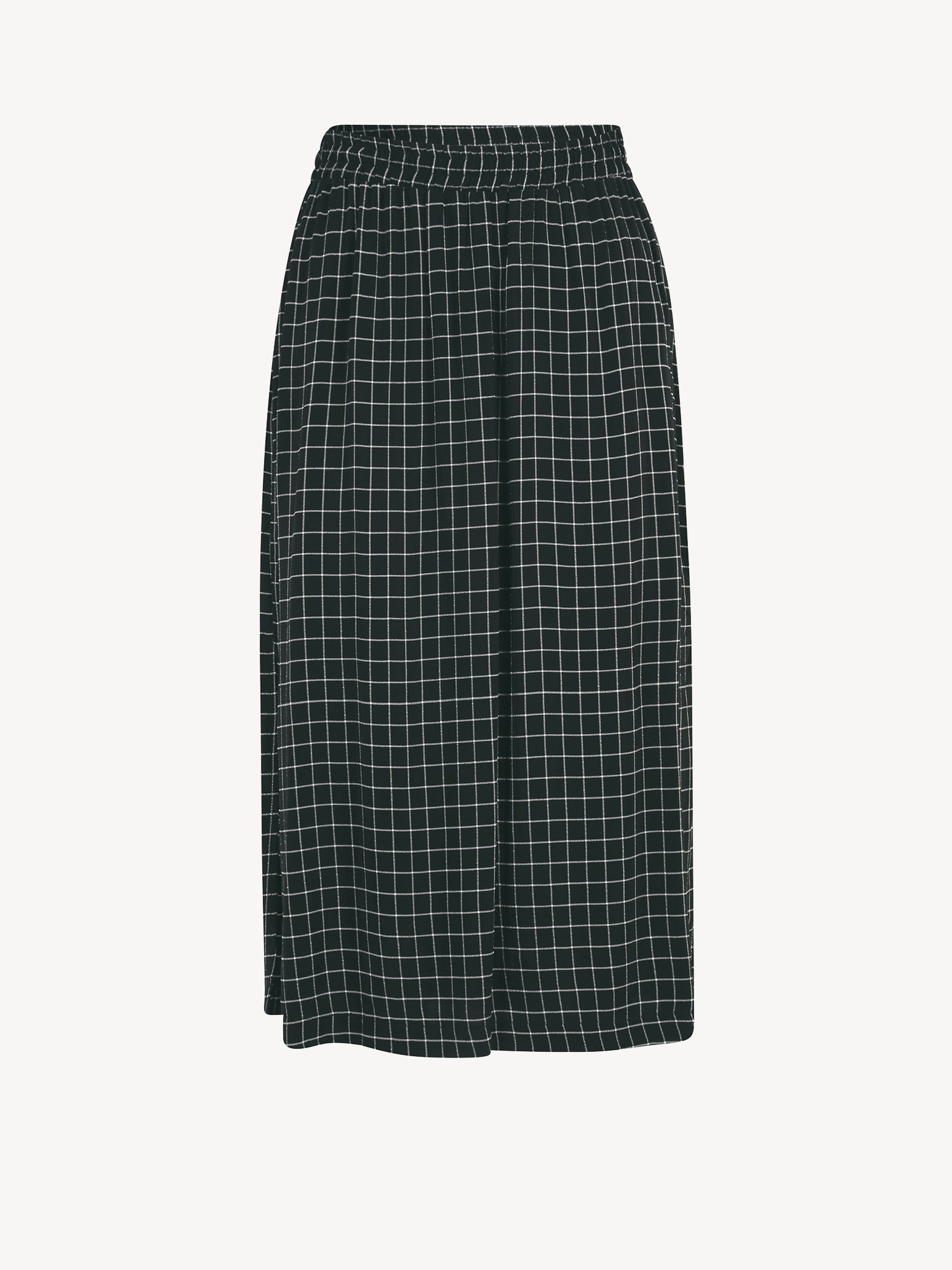 Abilene Skirt With Side Slit in Black Beauty Check Röcke Tamaris   